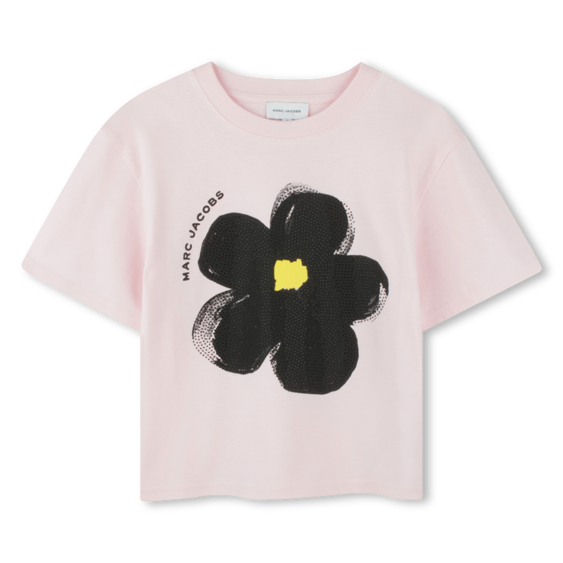 T-shirt mangas curtas algod&atilde;o MARC JACOBS 
                        GIRL