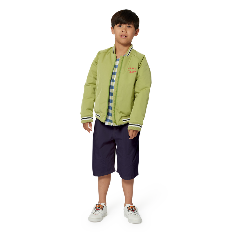 Bermudas lisas de algod&atilde;o KENZO KIDS 
                        BOY