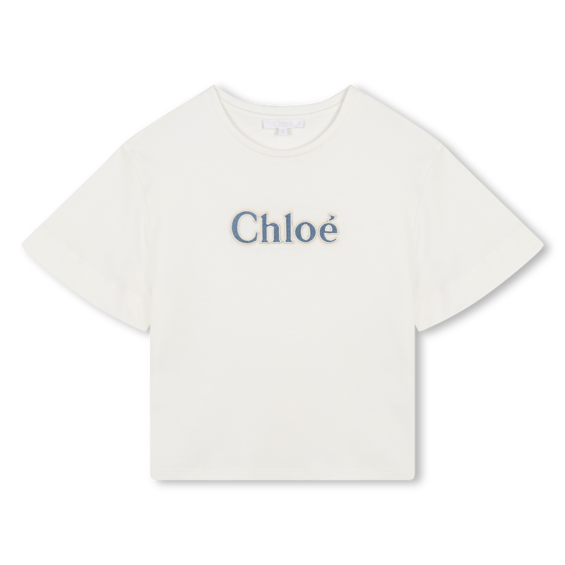 T-shirt de manga curta algodão CHLOE 
                    GIRL