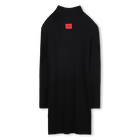 Vestido de malha de mangas compridas HUGO 
                    GIRL