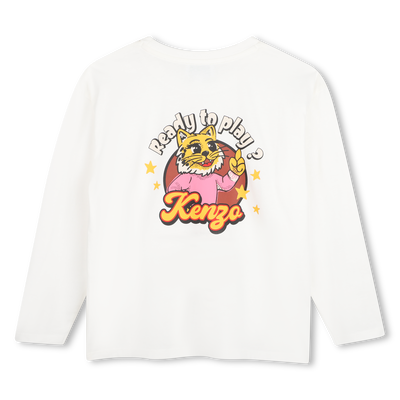 Camiseta de manga longa KENZO KIDS GIRL