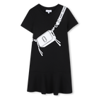 Vestido de manga curta MARC JACOBS 
                    GIRL