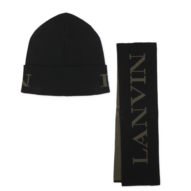 Conjunto de chapéu e cachecol LANVIN 
                    BOY