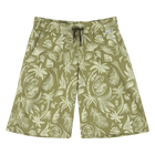 Bermudas estampadas de algod&atilde;o BOSS 
                    MENINO