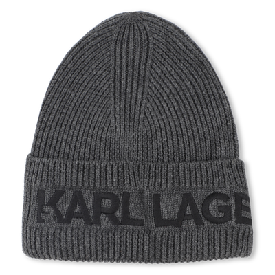 Conjunto de gorro de malha + gola KARL LAGERFELD KIDS BOY
