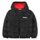 Casaco acolchoado com capuz HUGO 
                    GIRL