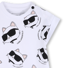 Vestido de manga curta KARL LAGERFELD KIDS 
                    GIRL