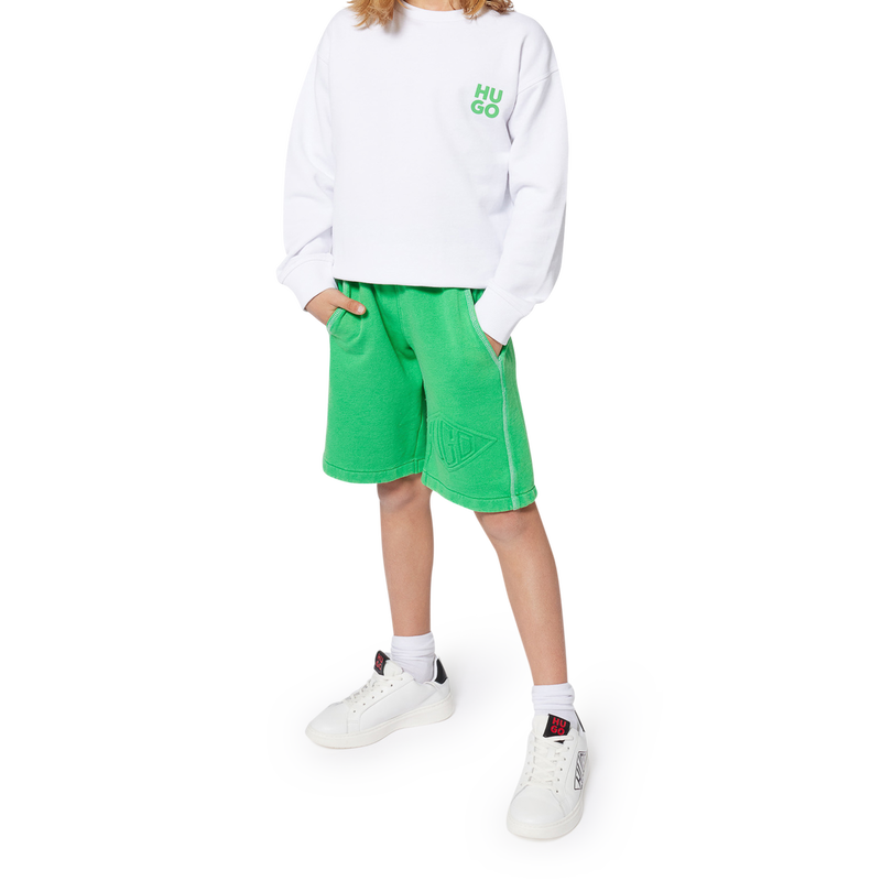 Bermudas de jogging em molet&atilde;o HUGO 
                        BOY