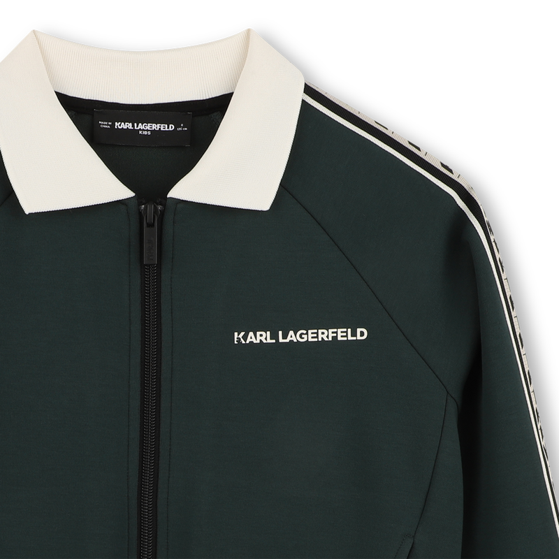 Cardigan esportivo KARL LAGERFELD KIDS 
                        BOY