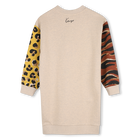 Vestido de moletom KENZO KIDS 
                    GIRL
