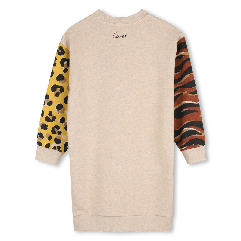 Vestido de moletom KENZO KIDS 
                        GIRL