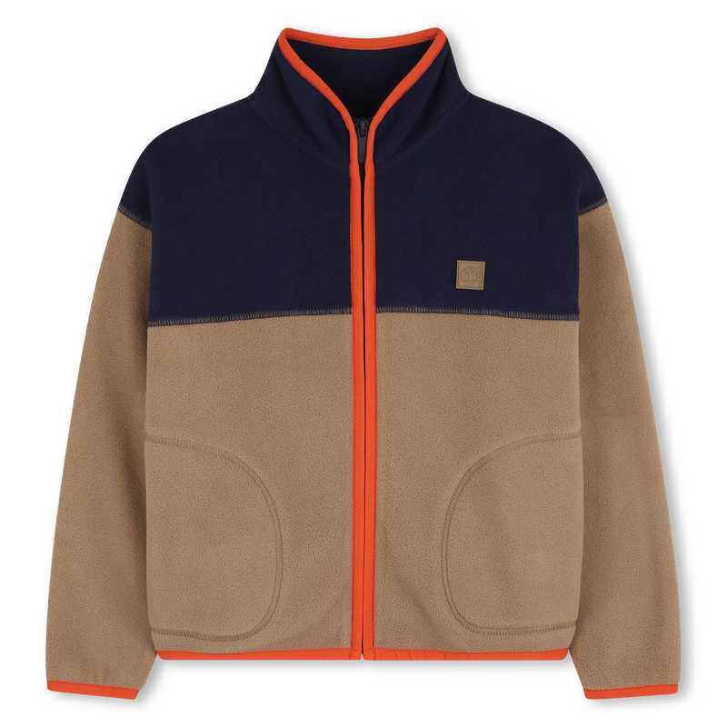 Cardigã de lã bicolor TIMBERLAND 
                    BOY