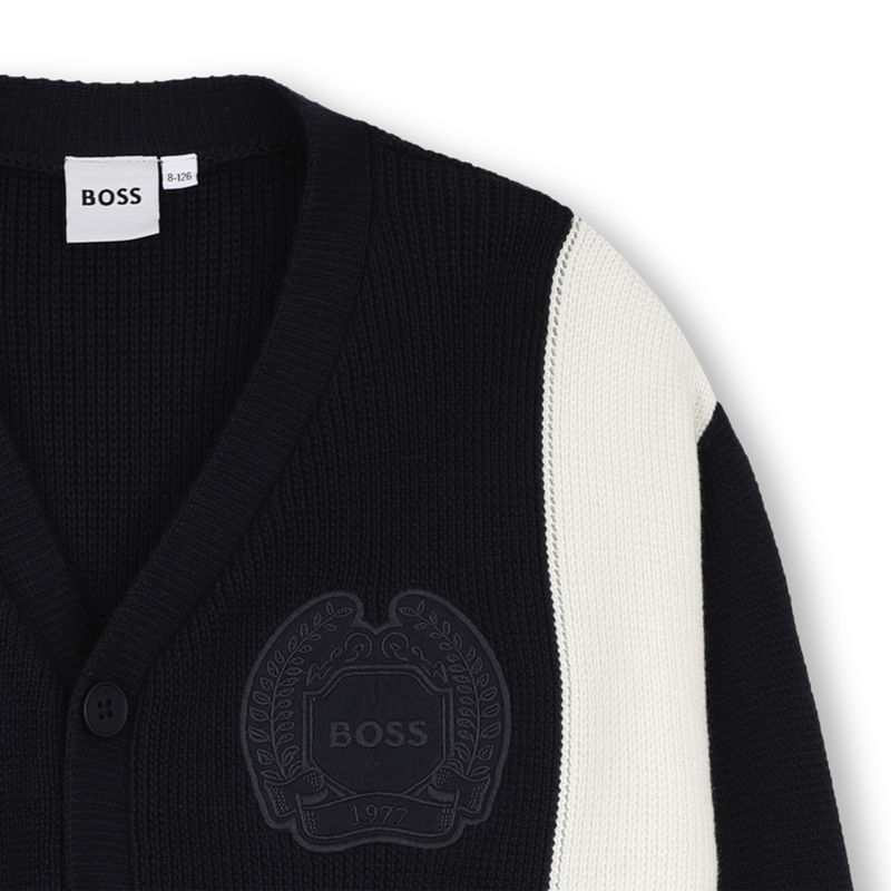 Cardigan de tric&ocirc; BOSS 
                        BOY