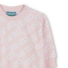 Vestido de l&atilde; estampado KENZO KIDS 
                    GIRL