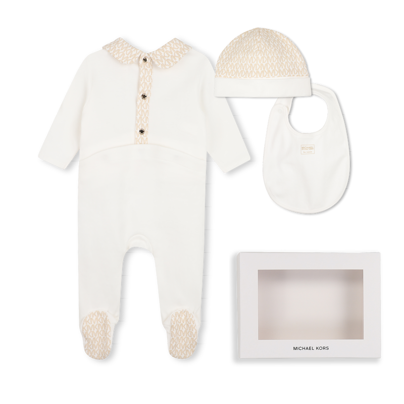 Conjunto de pijama, touca e babador MICHAEL KORS 
                        MENINA