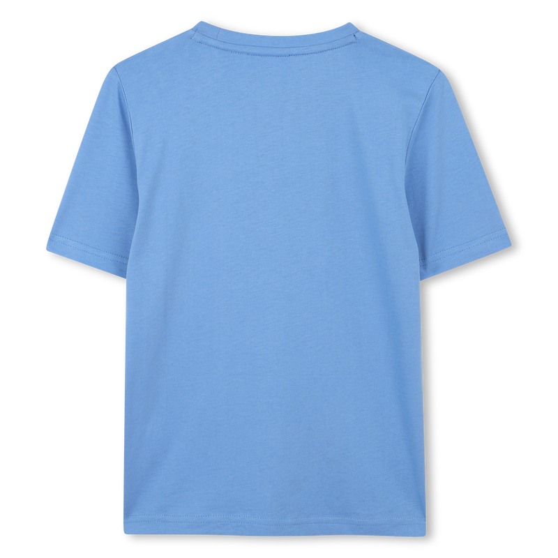 T-shirt manga curta em algod&atilde;o BOSS 
                        BOY