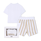T-shirt + conjunto de cal&ccedil;&otilde;es BOSS 
                    BOY