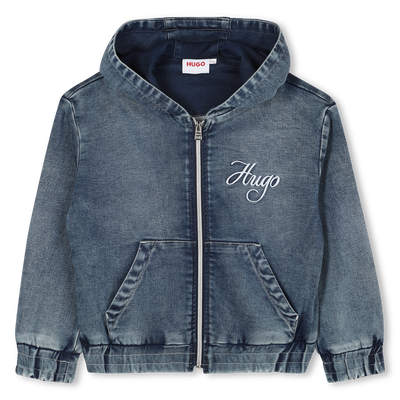 Cardigan com capuz HUGO GIRL