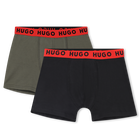 Pack de 2 cuecas boxer HUGO 
                    BOY