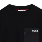 T-shirt de manga curta HUGO 
                    BOY