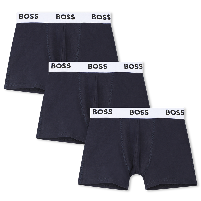 Pack de 3 cuecas boxer BOSS 
                    BOY
