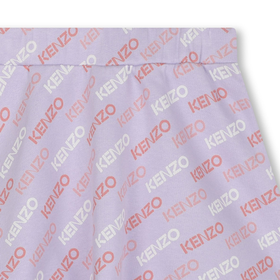 Saia evas&ecirc; com log&oacute;tipo KENZO KIDS GIRL