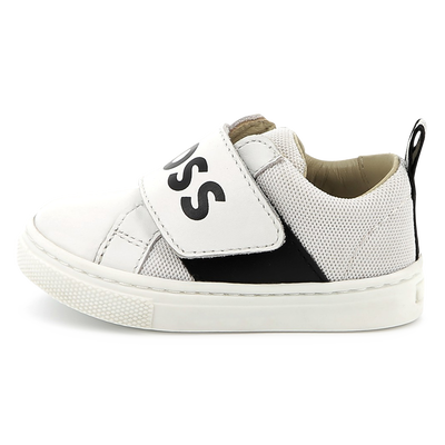 Sapatilhas de pele com velcro BOSS BOY