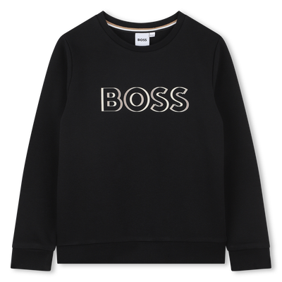 Sweatshirt em molet&atilde;o BOSS BOY