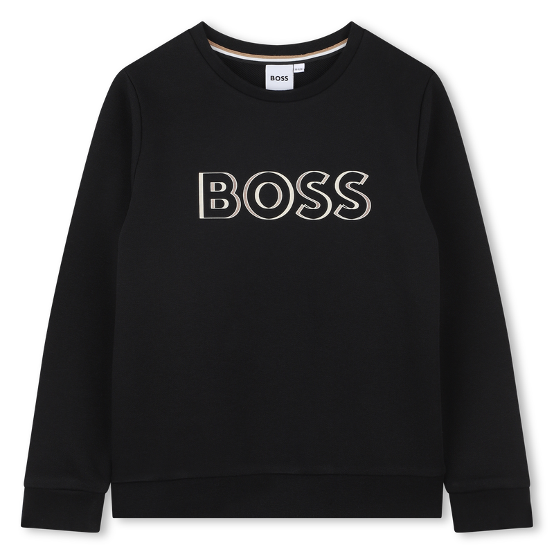 Sweatshirt em molet&atilde;o BOSS 
                        BOY