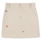 Saia de algod&atilde;o com emblemas KENZO KIDS 
                    MENINA