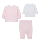 Conjunto de cal&ccedil;as, cardig&atilde; e camiseta BOSS 
                    GIRL