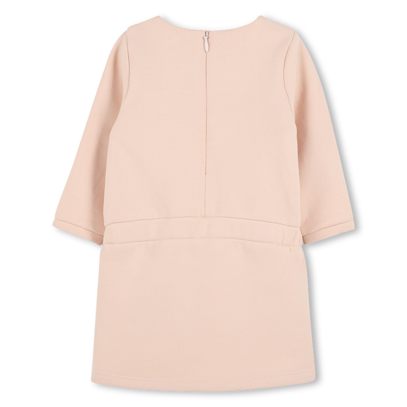 Vestido de moletão com laço CHLOE 
                    GIRL