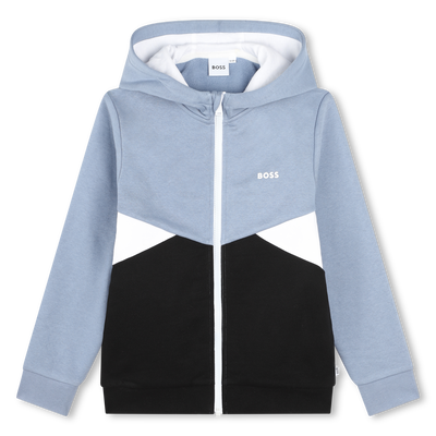Cardigã com fecho e capuz BOSS BOY