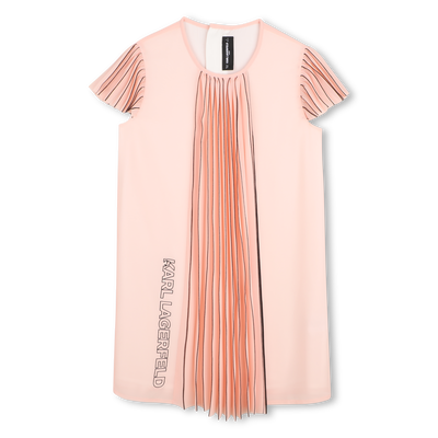 Vestido de mangas curtas KARL LAGERFELD KIDS GIRL