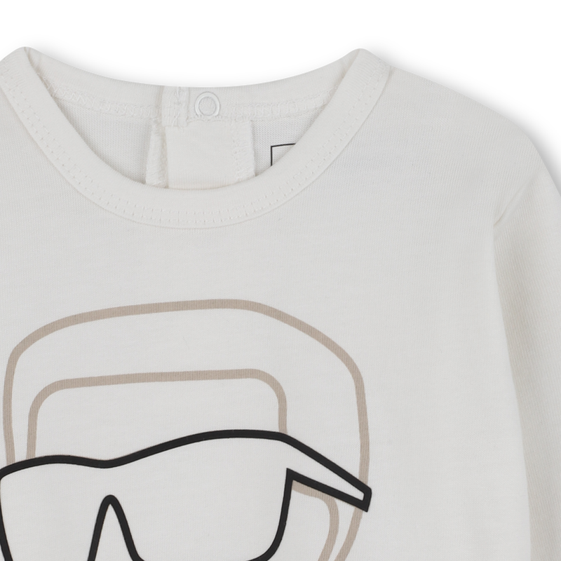 Conjunto de casaco e calças em jersey duplo KARL LAGERFELD KIDS 
                    BOY