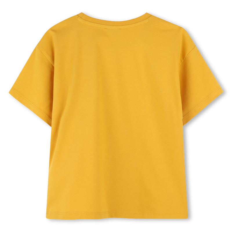 T-shirt manga curta de algod&atilde;o KENZO KIDS 
                        MENINA