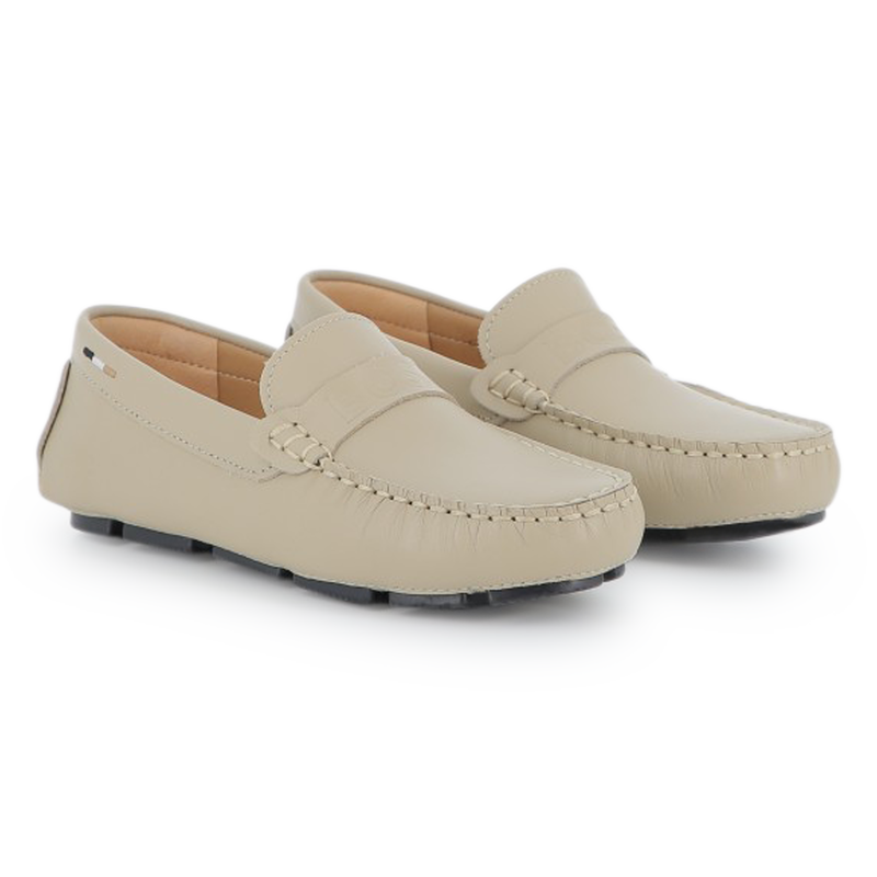 Mocassins em pele BOSS 
                    BOY
