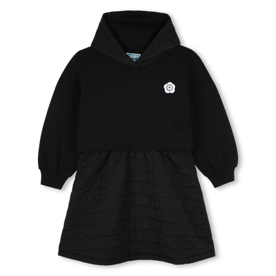 Vestido com capuz KENZO KIDS GIRL