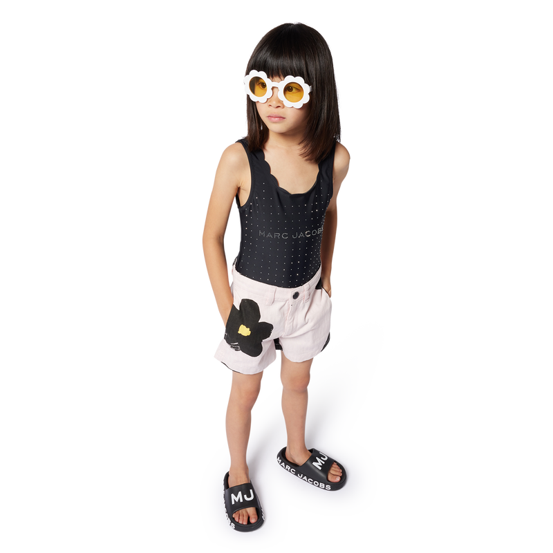 Cal&ccedil;&otilde;es de algod&atilde;o estampados MARC JACOBS 
                        GIRL