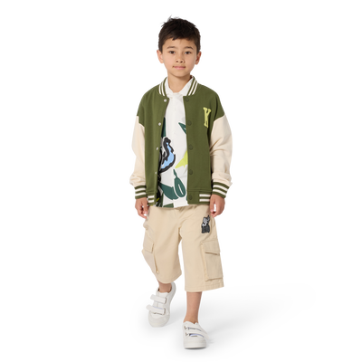 CAMISOLA DE JOGGING COM FECHO ZIP KENZO KIDS BOY