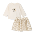 Conjunto de camiseta e saia MICHAEL KORS 
                    MENINA