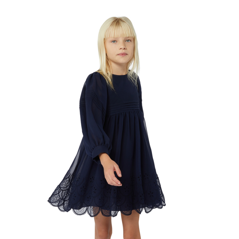Vestido de cerimónia em seda CHLOE 
                    GIRL