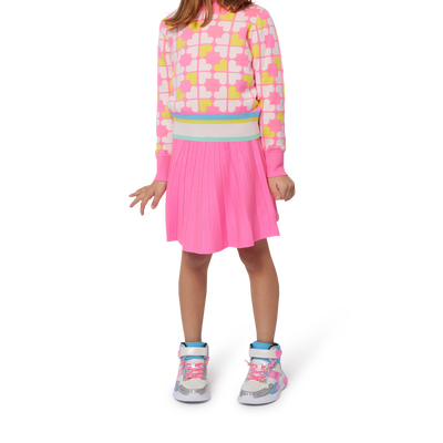 Saia plissada em malha BILLIEBLUSH GIRL