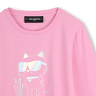 Camiseta de manga longa KARL LAGERFELD KIDS 
                    MENINA