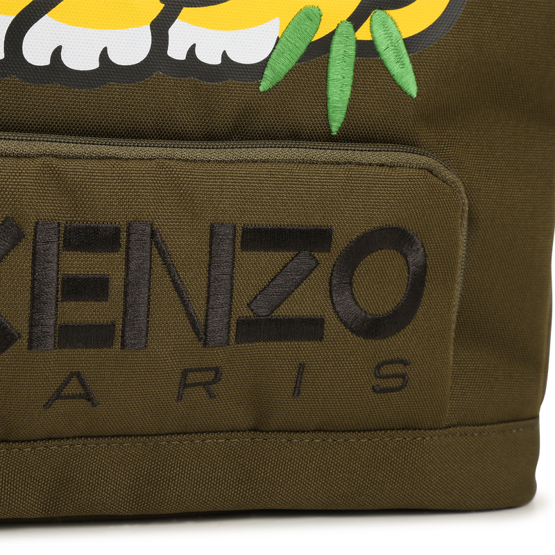 Embroidered canvas backpack KENZO KIDS 
                    UNISEX