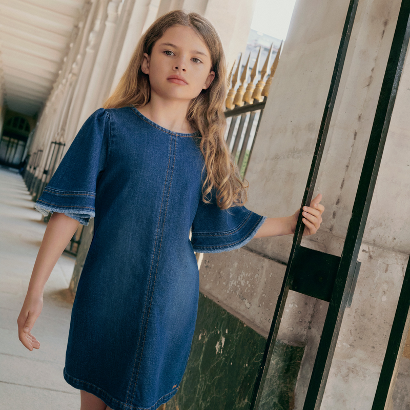Vestido de ganga manga curta CHLOE 
                    GIRL