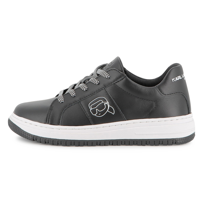 Tênis de cano baixo com cadarço KARL LAGERFELD KIDS 
                    UNISEX