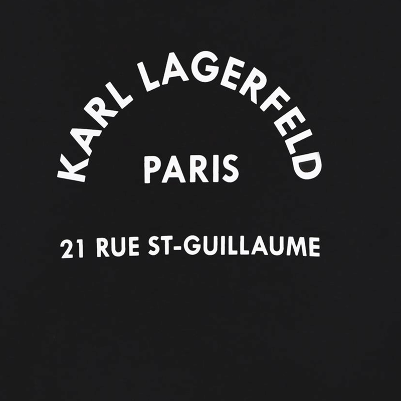 T-shirt com estampado KARL LAGERFELD KIDS 
                    GIRL