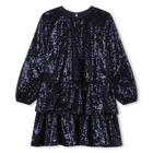 Vestido folhos com lantejoulas BILLIEBLUSH 
                    GIRL