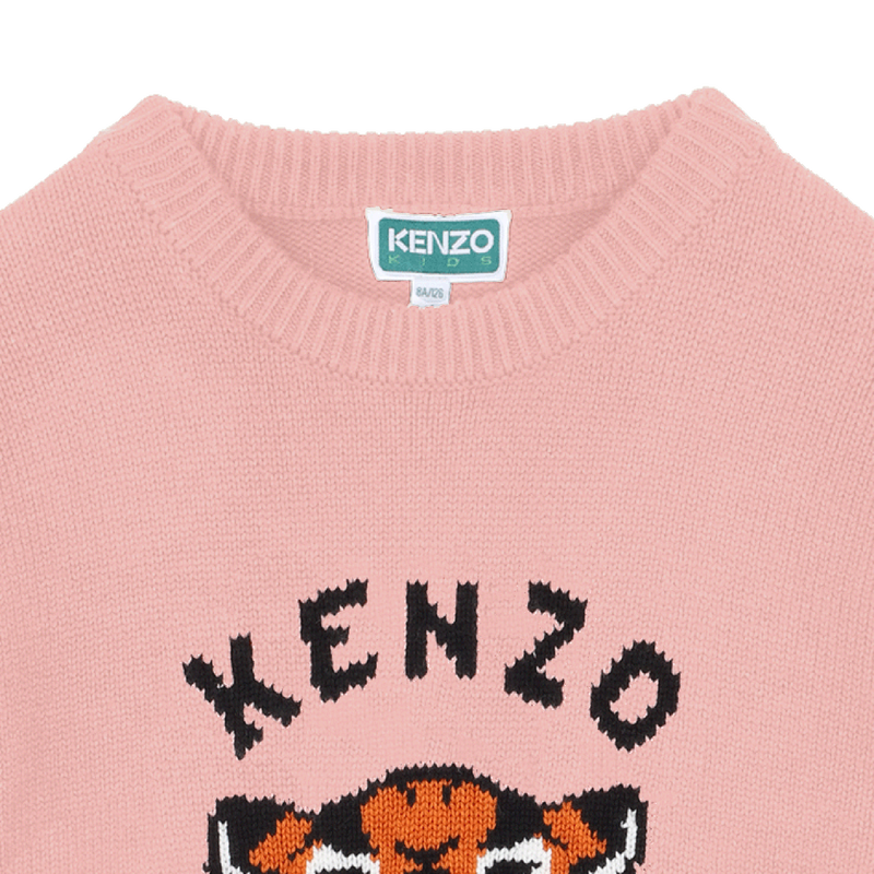 Vestido de malha KENZO KIDS 
                    GIRL